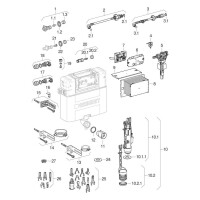 Geberit Duofix Element für Wand-WC 82 cm mit Omega UP-S