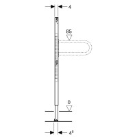 Geberit Duofix Element Stütz- und Haltegriffe 112 cm ba