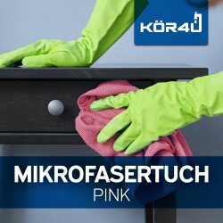 Mikrofasertuch pink 40x40 cm