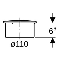 Geberit Silent-PP Muffenstopfen 110mm 390528141 2