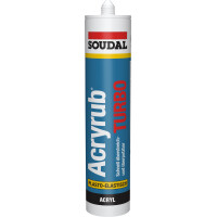 Soudal Acryrub Turbo White 310ml DE 1695 gallery