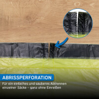 kör4u Gelber Sack mit Zugband, 90 Liter Volumen, 15 &mi