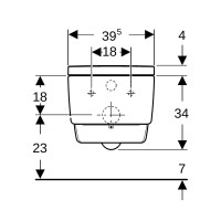 Geberit Dusch-WC AquaClean Mera Classic 146200211 2