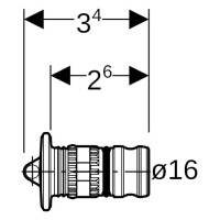 Geberit Stopfen Mepla 2
