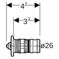 Geberit Stopfen Mepla 2
