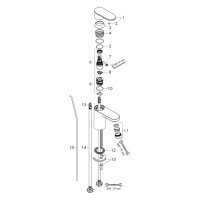 Hansgrohe Einhebel-Waschtischmischer  71551000 3