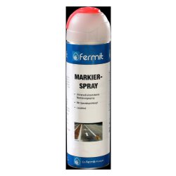 Fermit Markierspray 500ml Spray Leuchtrot 70282