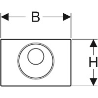 Geberit Wc-Steuerung elektronisch Batteriebetrieb für S