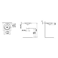Laufen FORM Einbauwaschtisch weiß H517FM30001111 2