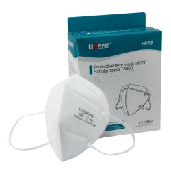 10x zertifizierte FFP 2 Atemschutzmasken wei&szlig;