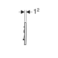 Geberit Betätigungsplatte Sigma 20 (ex Sigma30)  f&uuml