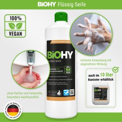 BiOHY Flüssig Seife, Handseife, Waschlotion 1l BY01028001