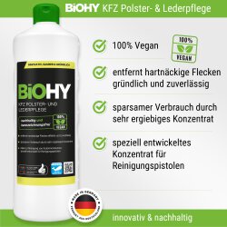 BiOHY KFZ Polster- & Lederpflege, Polsterreiniger,...