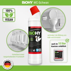 BiOHY WC-Schwan, Urinsteinentferner, WC-Reiniger, 750ml BY01032001
