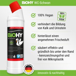 BiOHY WC-Schwan, Urinsteinentferner, WC-Reiniger, 750ml