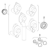 Geberit Montage-Element Duofix Urinal 112 - 130 cm 111616001