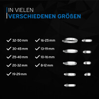 kör4u Schlauchschellen Set, 111-teilig, 9 Grö&szli