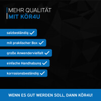 kör4u Schlauchschellen Set, 111-teilig, 9 Grö&szli