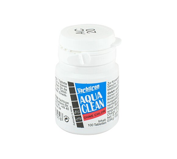 Yachticon Aqua Clean AC 20, ohne Chlor, 100 Tabletten 10101007050000