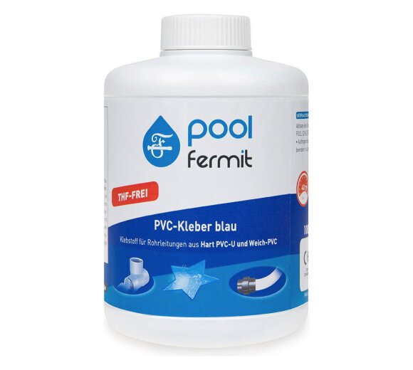 Fermit Pool PVC-Kleber blau 1000ml 09108