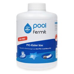 Fermit Pool PVC-Kleber blau 1000ml 09108