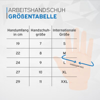 kör4u Arbeitshandschuhe Basic 50, PU-Beschichtung, Gr&o
