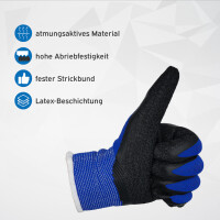 kör4u Arbeitshandschuhe Premium 100, Latex-Beschichtung