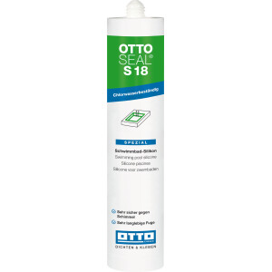 OTTOSEAL S18 Schwimmbad-Silikon 310ml C01 weiß
