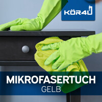 Mikrofasertuch gelb 40x40cm 2