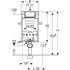 Geberit Kombifix Montage-Element 108cm für Wand-WC mit UP-Spülkasten Sigma 110300005