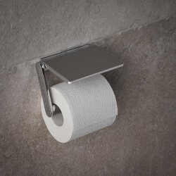 KEUCO Toilettenpapierhalter Plan mit Ablage chrom 14973010000