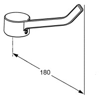 Kludi Klinik-Armhebel Provita chrom 7491005-00 2