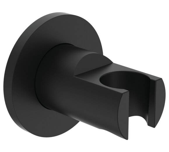 Ideal Standard Brausehalter Idealrain runde Rosette Black Silk BC806XG