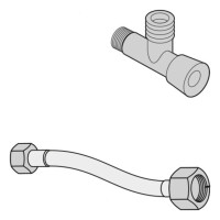 Villeroy & Boch ViClean Wasseranschlussset 80x340x20 mm 