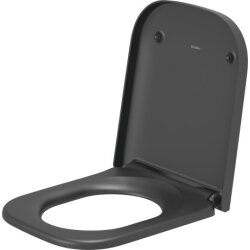 Duravit WC-Sitz Happy D.2 ohne Absenkautomatik schwarz matt 0064511300