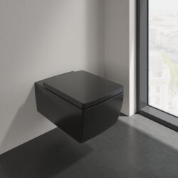 Villeroy & Boch Wand-Tiefspül-WC Memento 2.0 spülrandlos CeramicPlus Ebony 4633R0S5