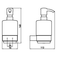 Emco Seifenspender loft Pumpspender schwarz 052113301 2