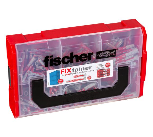 Fischer FIXtainer - DUOPOWER kurz/lang Dübel-Set 210-teilig 539867