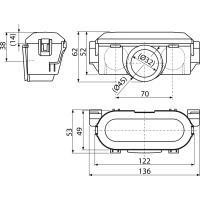 AlcaPlast Geruchsverschluss für Kunststoff-Ablaufduschr