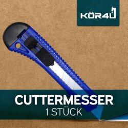 k&ouml;r4u Cuttermesser blau