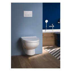 Duravit WC-Sitz DuraStyle Basic mit Absenkautomatik weiß 0020790000