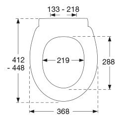 Pressalit WC-Sitz T Soft 742 mit Absenkautomatik weiß 742000-D15999