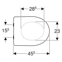 Geberit Renova WC-Sitz mit Absenkautomatik pergamon 57302506