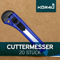 kör4u Cuttermesser Sets 20x Cutter