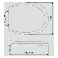 Sanit WC-Sitz 6000 alpin-weiß 56.014.01..0000 2